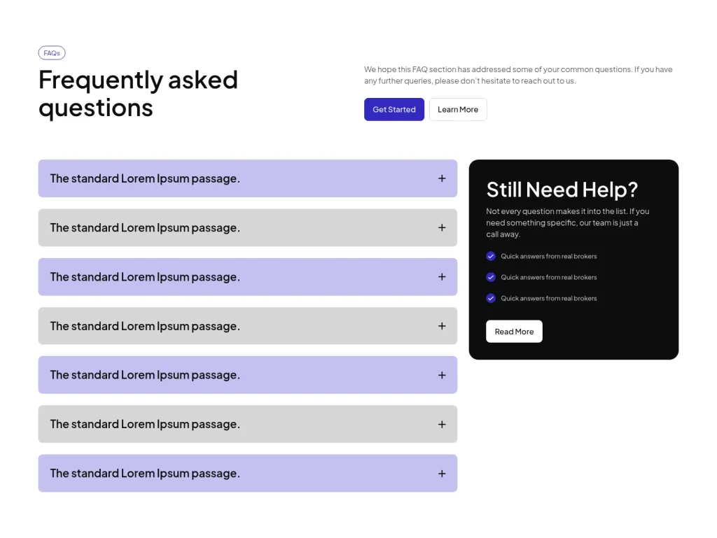 FAQ #6 template screenshot