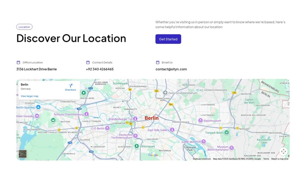 Location #4 template screenshot