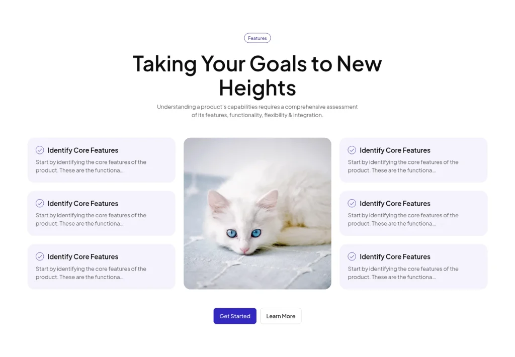 Features #7 template screenshot
