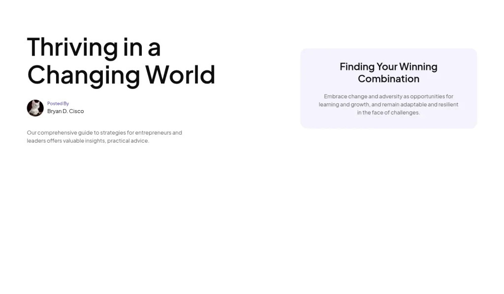 Hero #18 template screenshot