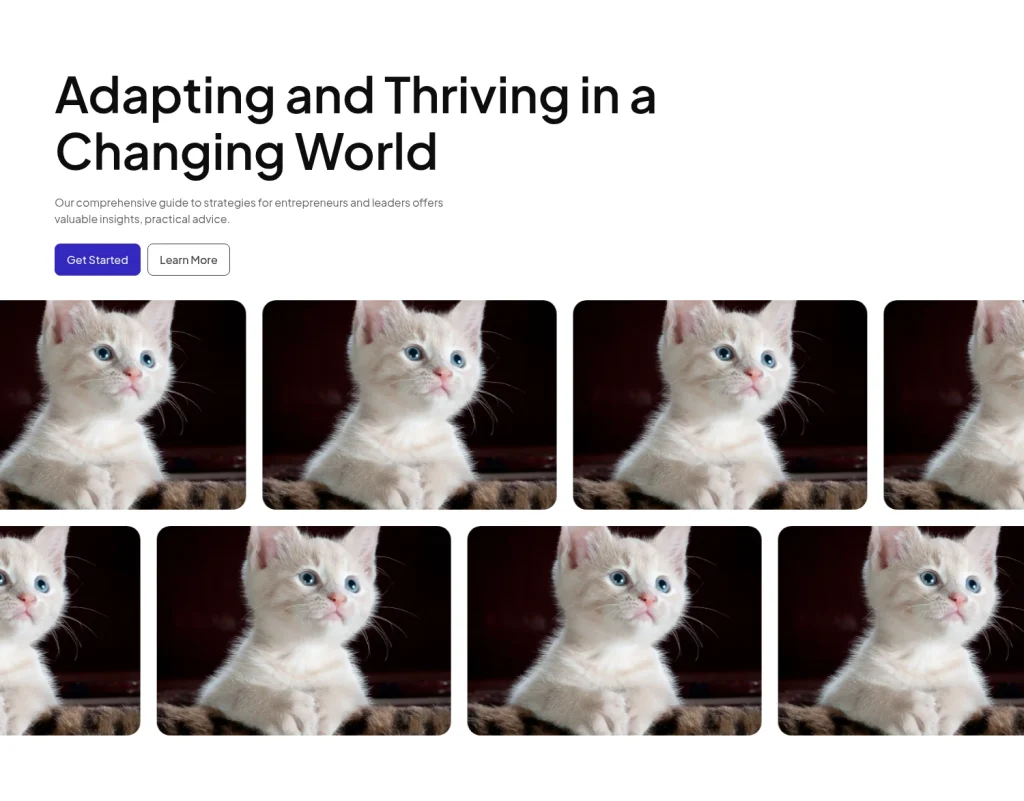 Hero #17 template screenshot