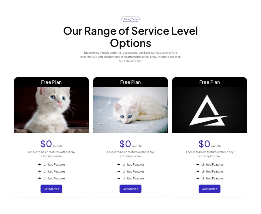 Pricing #15 template screenshot