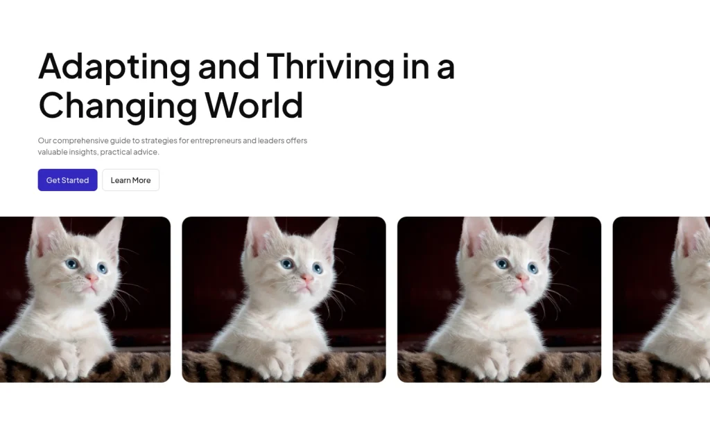 Hero #16 template screenshot