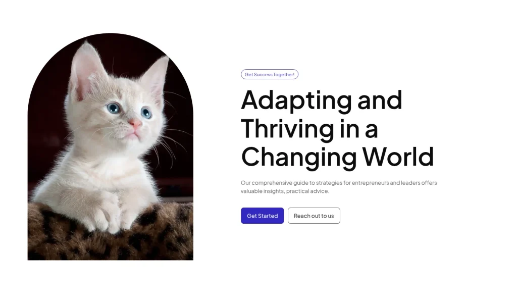 Hero #14 template screenshot