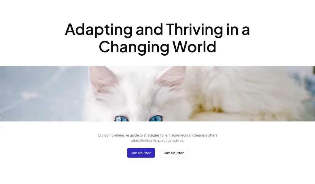 Hero #8 template screenshot