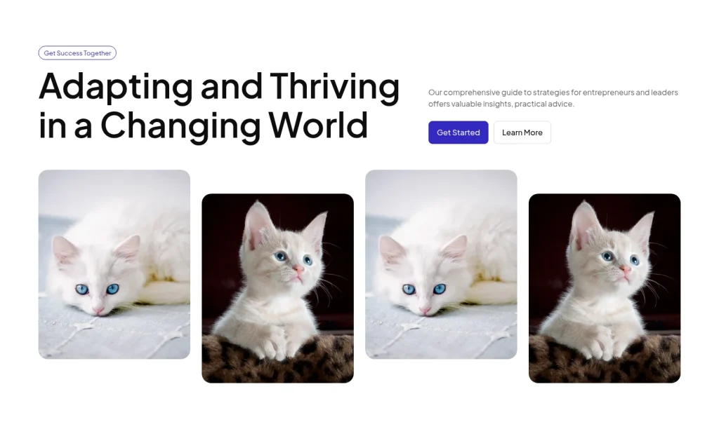 Hero #6 template screenshot