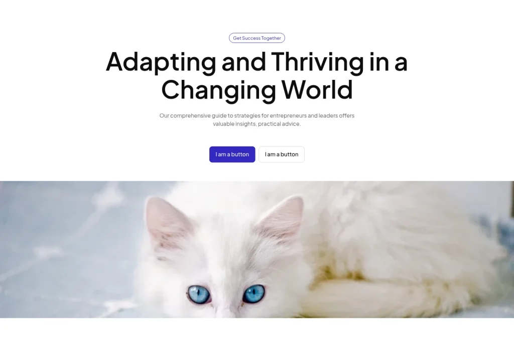 Hero #4 template screenshot