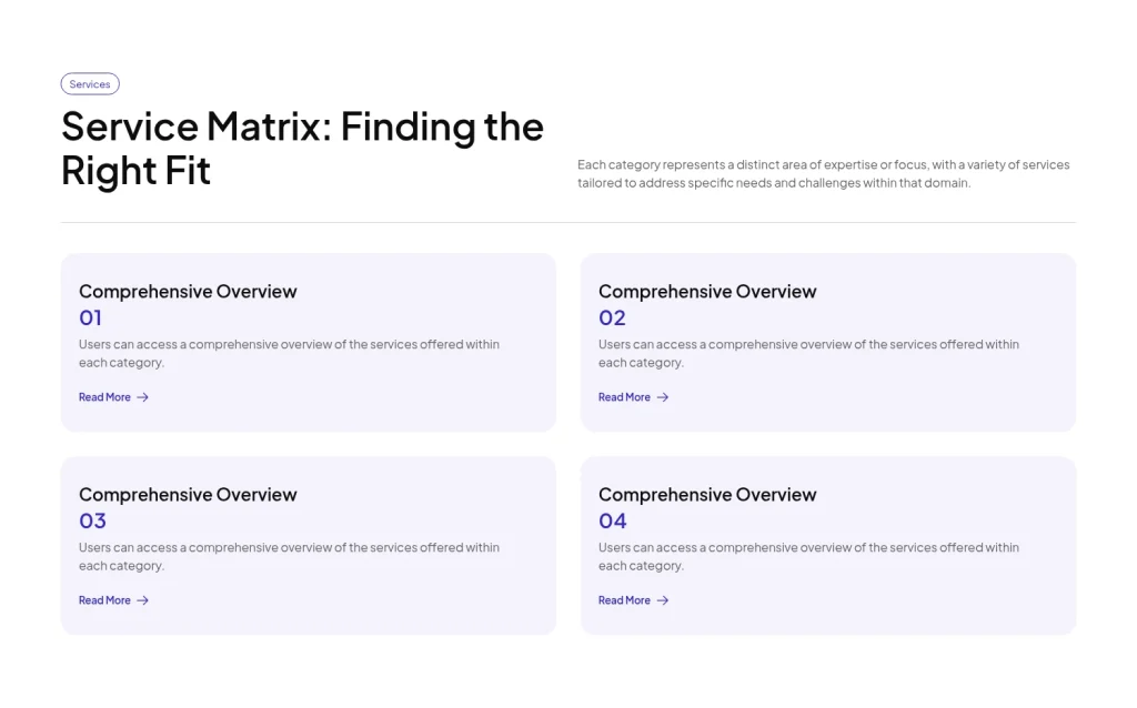 Service #21 template screenshot