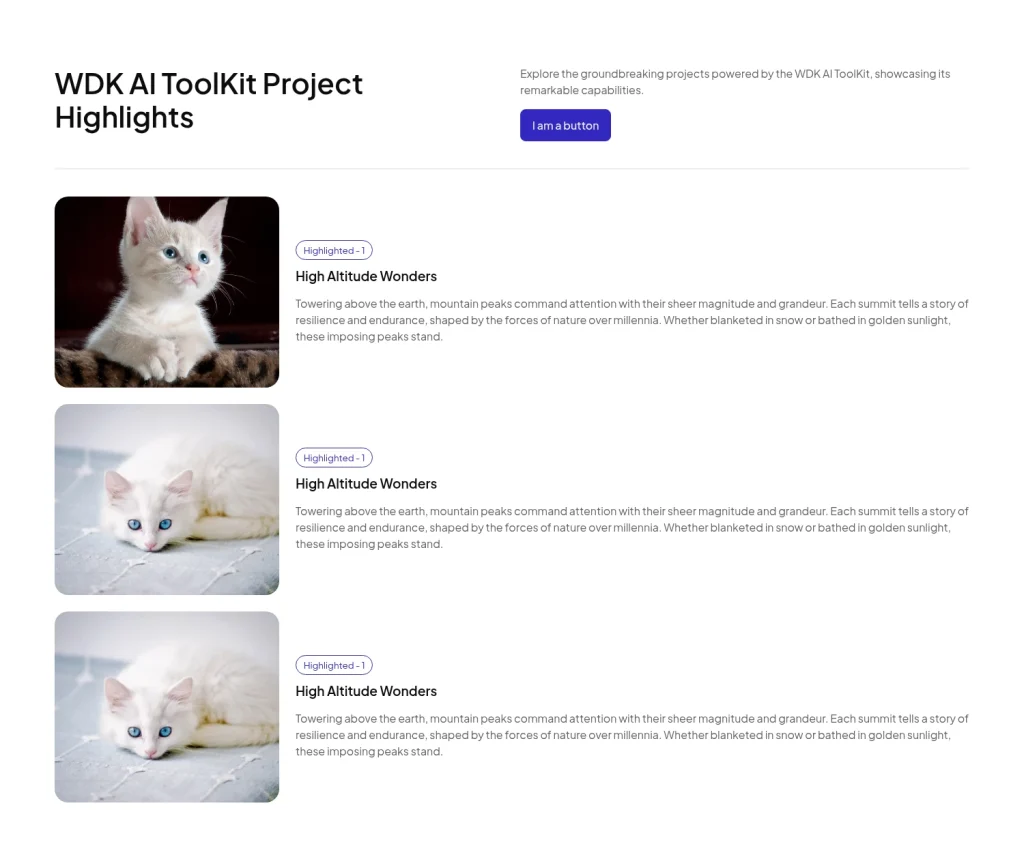 Portfolio #3 template screenshot