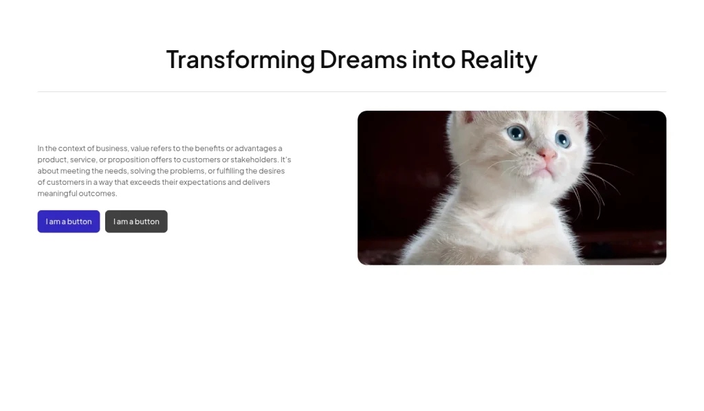 About us #2 template screenshot