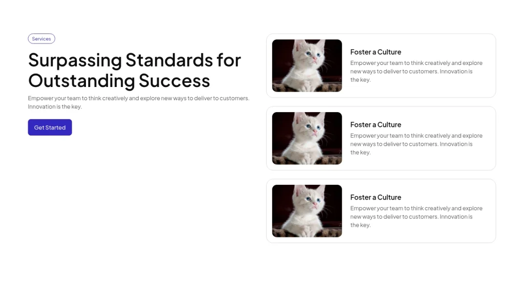 Services #5 template screenshot