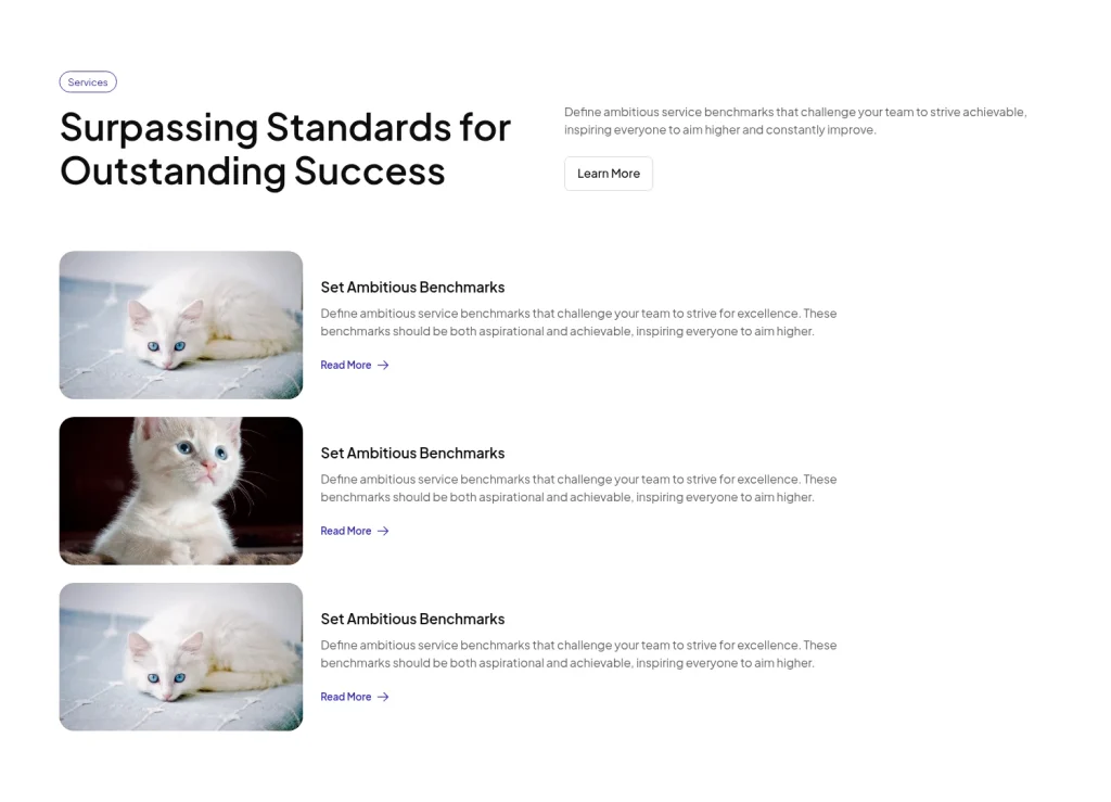 Services #1 template screenshot