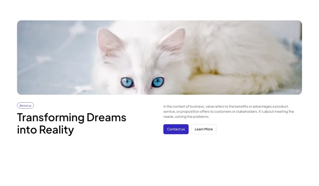 About us #15 template screenshot