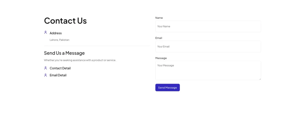 Contact #1 template screenshot