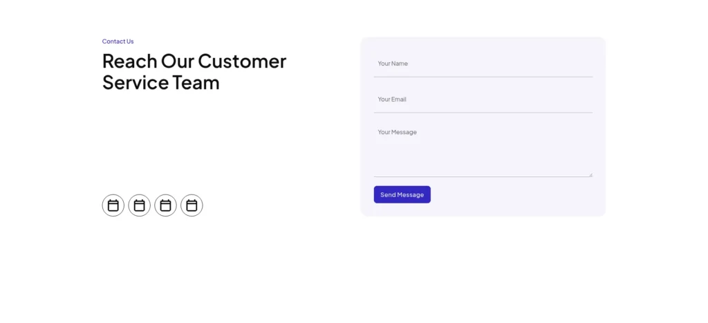 Contact #7 template screenshot