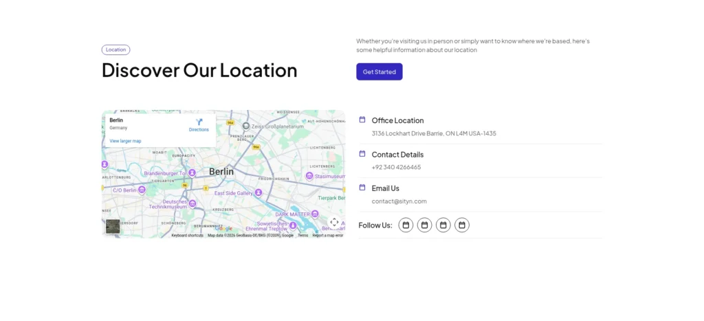 Location #17 template screenshot