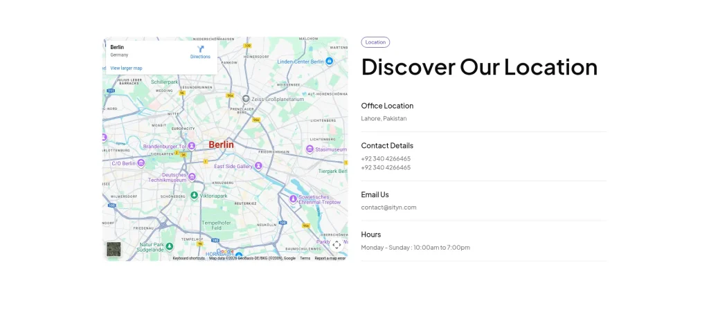 Location #7 template screenshot