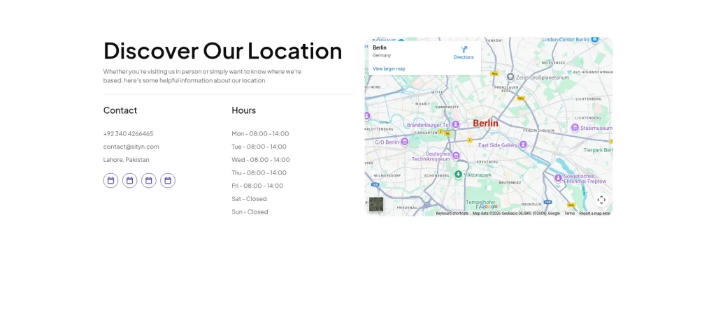 Location #8 template screenshot