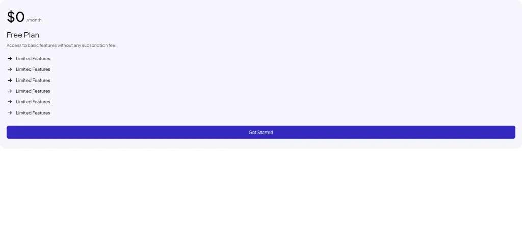 Pricing #21 template screenshot